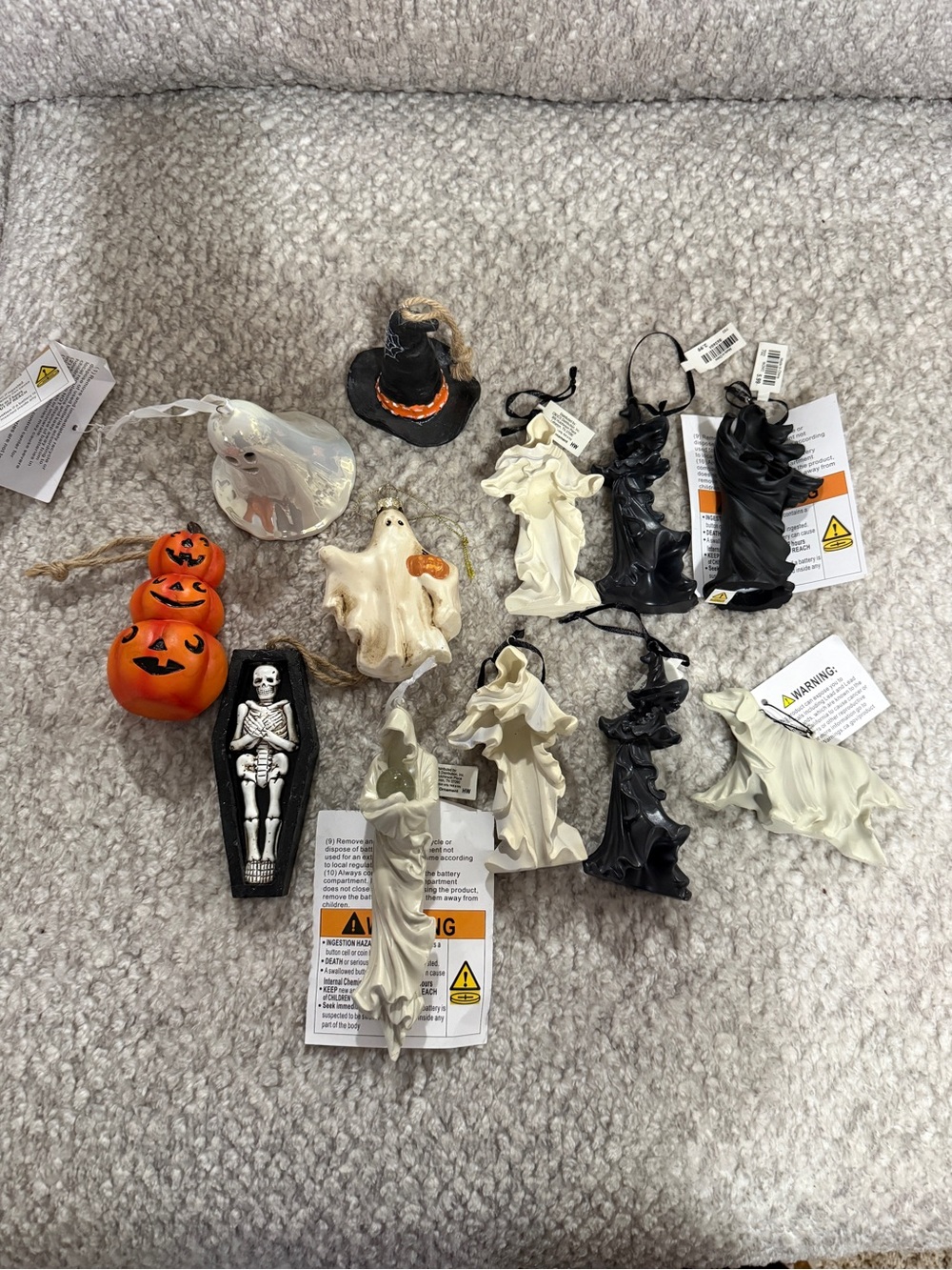 Lot of Halloween Ornaments Cracker Barrel Ghost Joann’s